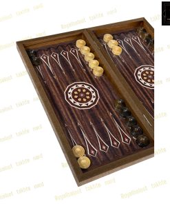 خرید تخته نرد ام دی اف طرح گردویی
