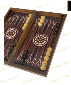 خرید تخته نرد ام دی اف طرح گردویی