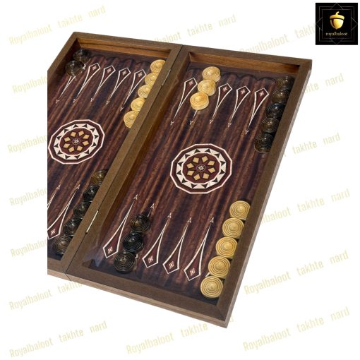 خرید تخته نرد ام دی اف طرح گردویی