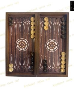 خرید تخته نرد ام دی اف طرح گردویی