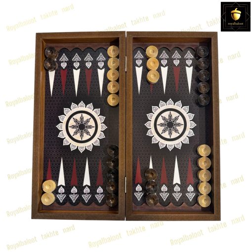 خرید تخته نرد ام دی اف طرح دارک