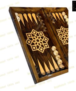 خرید تخته نرد راش معرق اسلیمی
