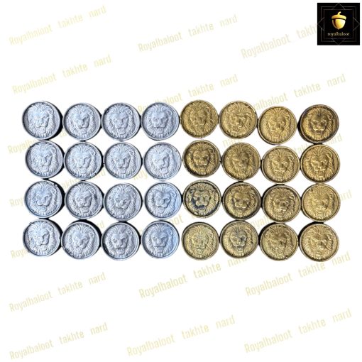 خرید مهره تخته نرد سنگین طرح شیر
