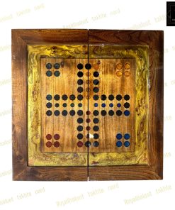 خرید تخته نرد گردو منبت رزین منچ