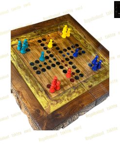 خرید تخته نرد گردو منبت رزین منچ