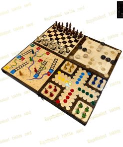 خرید پک پنج بازی چوبی معرق