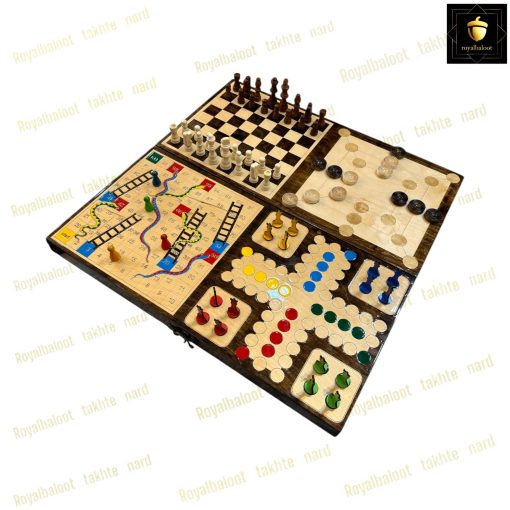 خرید پک پنج بازی چوبی معرق