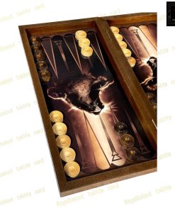 خرید تخته نرد ام دی طرح شیر