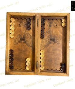 خرید تخته نرد گردو منبت مولانا