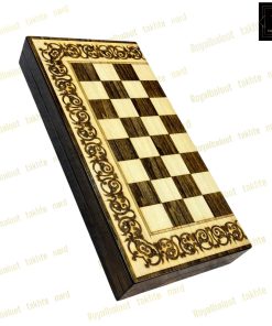 خرید تخته نرد راش معرق اسلیمی