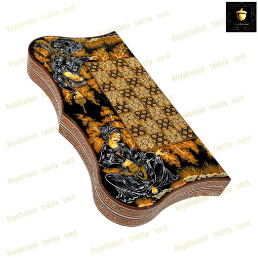 خرید تخته نرد خاتم نقاشی خسرو و شیرین
