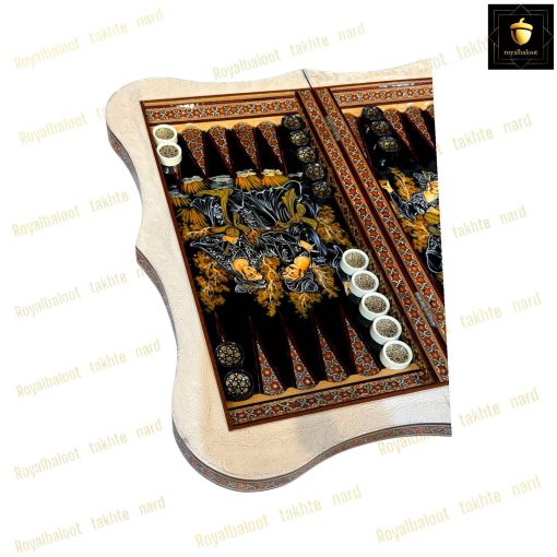 خرید تخته نرد خاتم نقاشی خسرو و شیرین