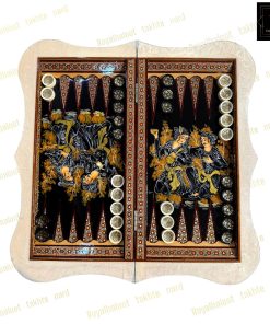 خرید تخته نرد خاتم نقاشی خسرو و شیرین