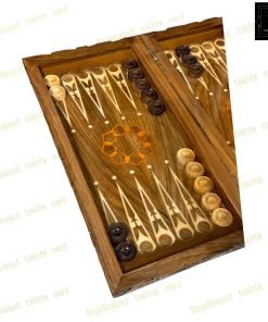 خرید تخته نرد گردو دور منبت رزین