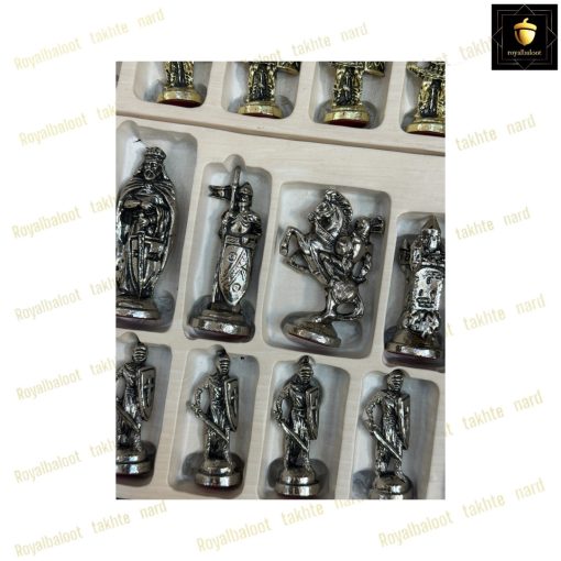خرید مهره شطرنج فلزی سلطنتی