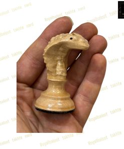 خرید مهره شطرنج چوب گردو منبت مار