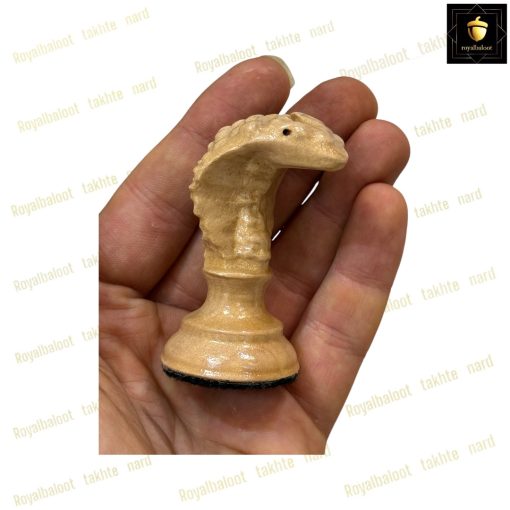 خرید مهره شطرنج چوب گردو منبت مار
