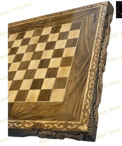 خرید تخته نرد گردو رزین منبت کد 412 خرید تخته نرد گردو رزین منبت