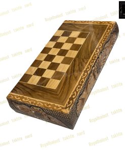 خرید تخته نرد گردو رزین منبت کد 412 خرید تخته نرد گردو رزین منبت