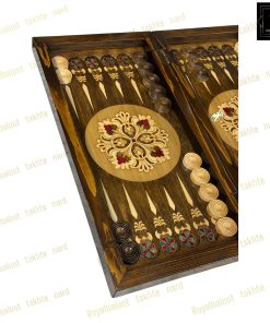 خرید تخته نرد چوب راش معرق سنتی