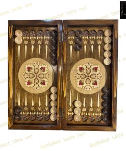 خرید تخته نرد چوب راش معرق سنتی