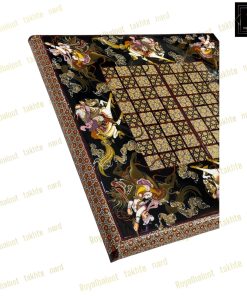 خرید تخته نرد خاتم نقاشی شکار سه بعدی