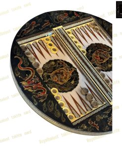 خرید تخته نرد خاتم نقاشی گرد 60 سانتی شاهکار کد 416 خرید تخته نرد خاتم نقاشی گرد 60 سانتی شاهکار