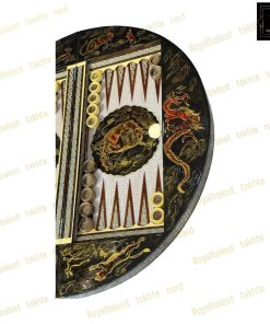 خرید تخته نرد خاتم نقاشی گرد 60 سانتی شاهکار کد 416 خرید تخته نرد خاتم نقاشی گرد 60 سانتی شاهکار