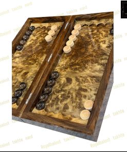 خرید تخته نرد جوش گردو لاکچری
