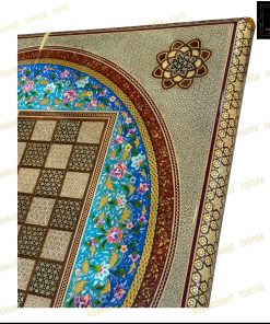 خرید تخته نرد تمام خاتم نقاشی تذهیب 60 سانتی
