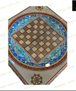 خرید تخته نرد تمام خاتم نقاشی تذهیب 60 سانتی