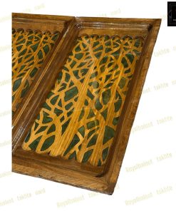 خرید تخته نرد گردو رزین درخت سبز
