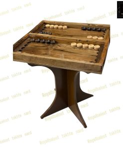 خرید تخته نرد ریشه گردو پایه دار