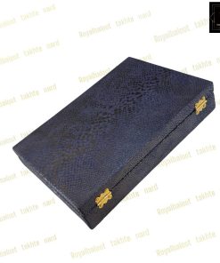 خرید جامهره تخته نرد چرمی سورمه ای