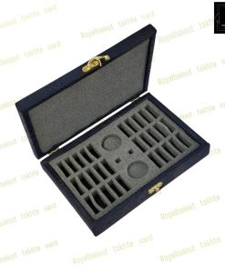 خرید جامهره تخته نرد چرمی سورمه ای