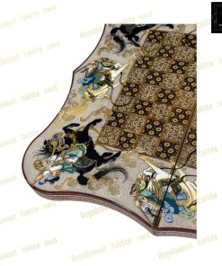 خرید تخته نرد خاتم نقاشی چوگان سه بعدی