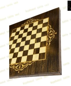 خرید تخته نرد چوب راش سنتی معرق 45 سانتی