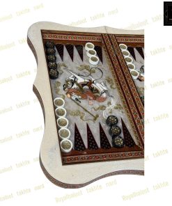 خرید تخته نرد خاتم نقاشی چوگان سه بعدی دالبری کد 431 خرید تخته نرد خاتم نقاشی چوگان سه بعدی دالبری