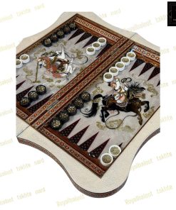 خرید تخته نرد خاتم نقاشی چوگان سه بعدی دالبری کد 431 خرید تخته نرد خاتم نقاشی چوگان سه بعدی دالبری