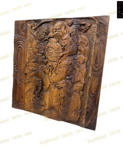 خرید تابلو تخته نرد گردو منبت ساعت شنی 60سانتی