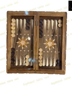 خرید تخته نرد تمام گردو دور منبت