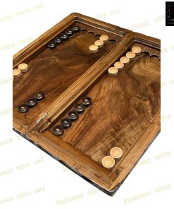 خرید تخته نرد ریشه گردو منبت 55 سانتی کد