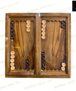 خرید تخته نرد ریشه گردو منبت 55 سانت