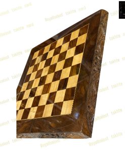 خرید تخته نرد ریشه گردو منبت 55 سانت