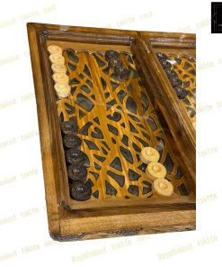 خرید تخته نرد گردو رزین درخت خاکستری