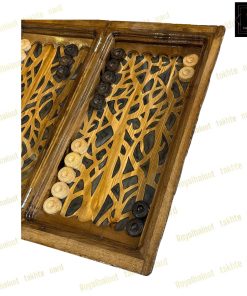 خرید تخته نرد گردو رزین درخت خاکستری