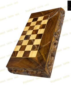 خرید تخته نرد گردو رزین درخت قرمز