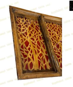 خرید تخته نرد گردو رزین درخت قرمز کد 447