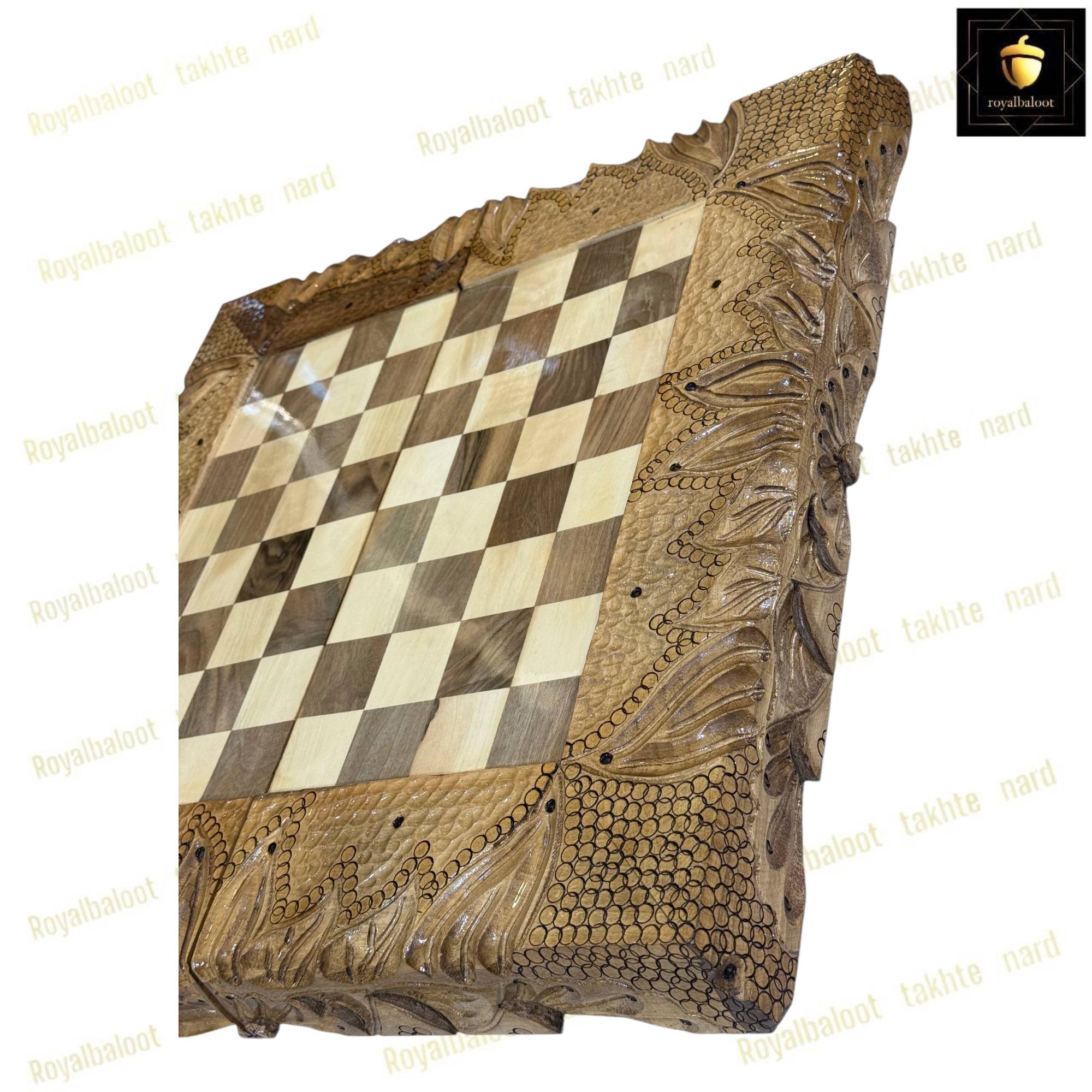 خرید تخته نرد گردو سر و بغل منبت سفارشی کد 454 خرید تخته نرد گردو سر و بغل منبت سفارشی