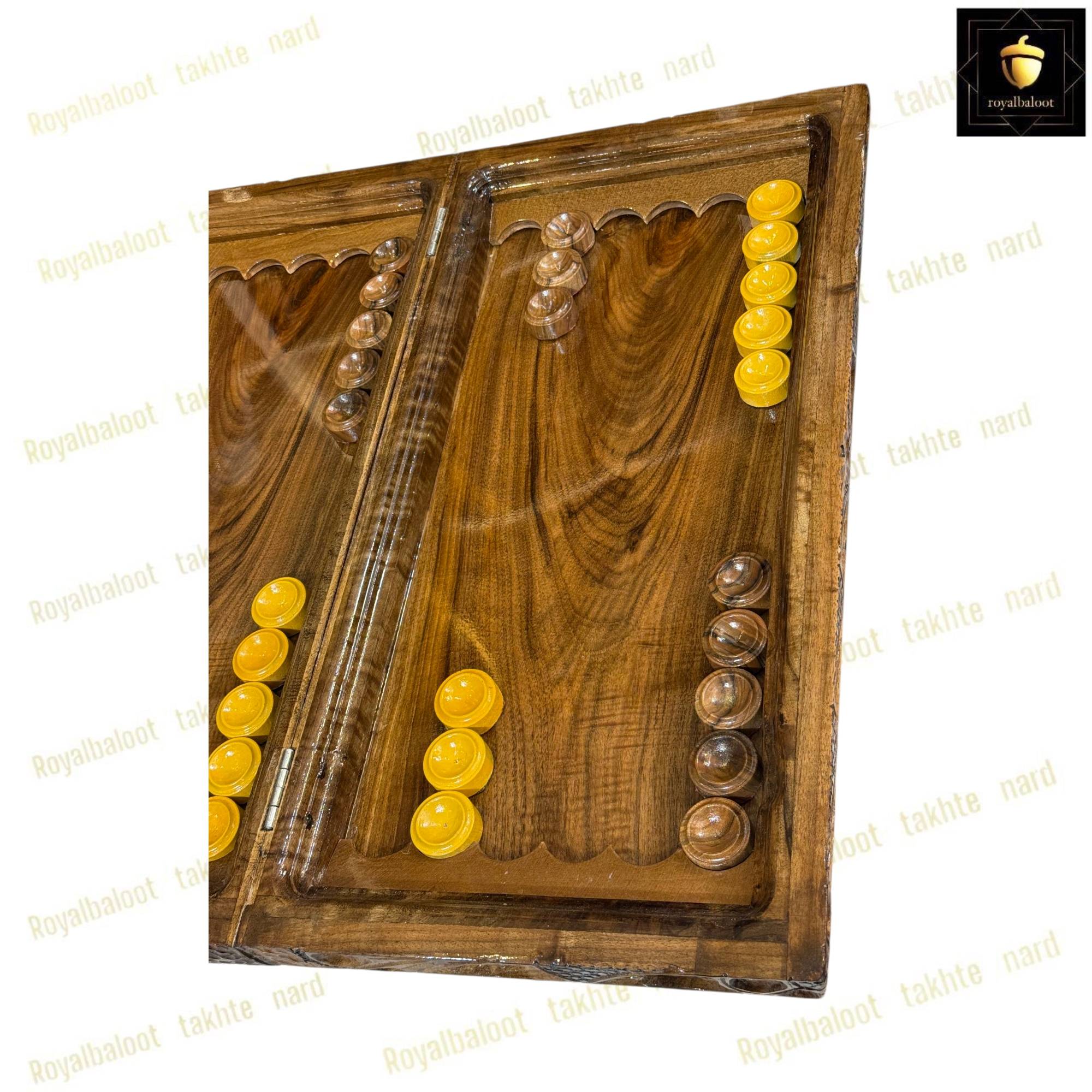 خرید تخته نرد ریشه گردو خالص 55 سانتی 453 خرید تخته نرد ریشه گردو خالص 55 سانتی